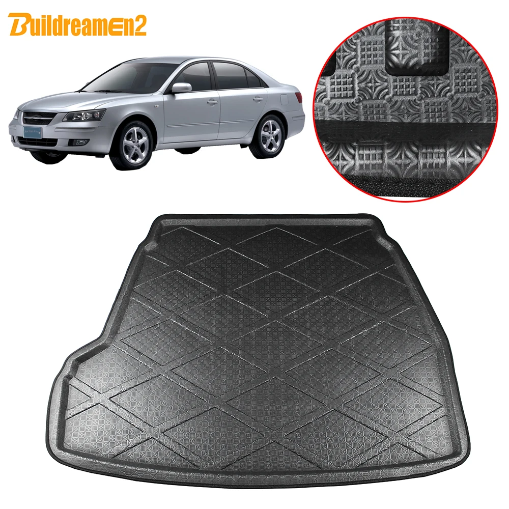 Buildreamen2 для Hyundai Sonata NF коврик багажника автомобиля поднос багажник напольный
