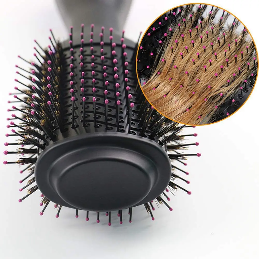 Горячие IDS-один шаг фен и объем, ManKami салон горячего воздуха весло для укладки щетка генератор отрицательных ионов выпрямление волос