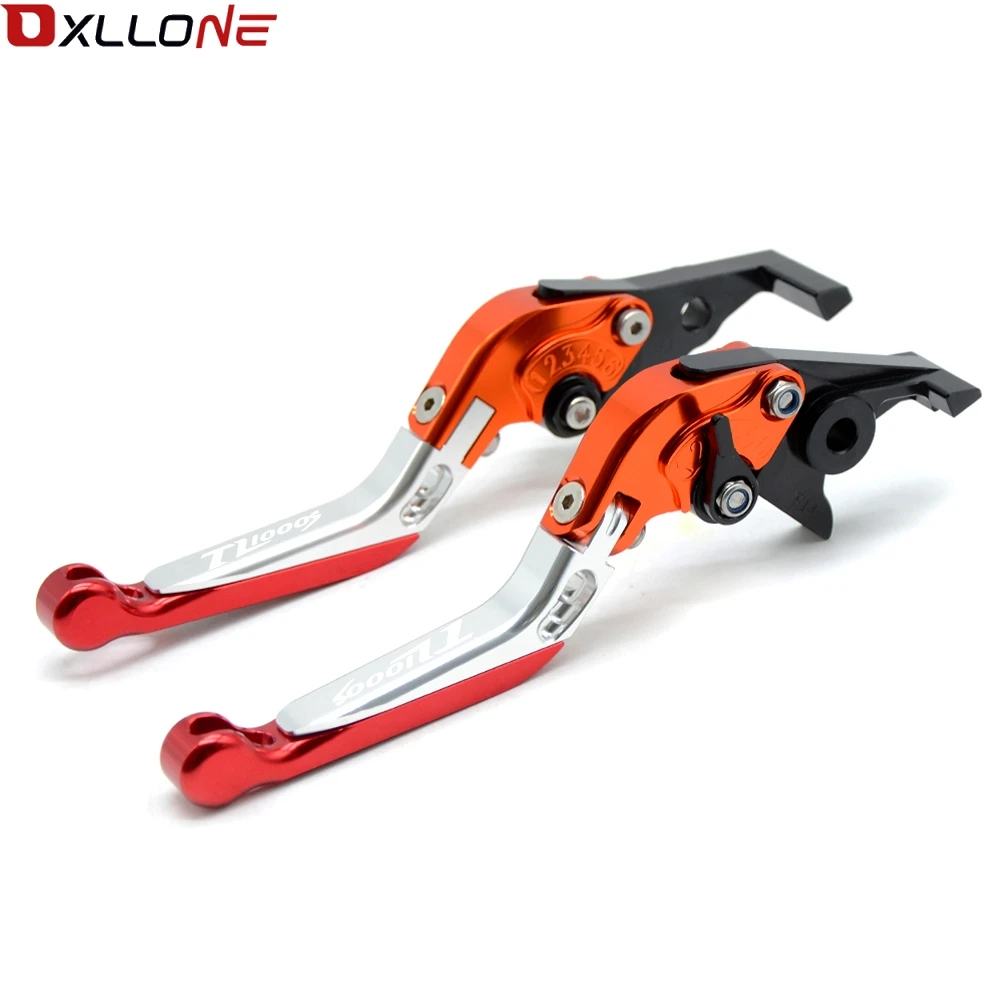 С логотипом TL1000S для SUZUKI TL1000S 1997 1998-2001 CNC Мотоцикл Регулируемый складной тормозной рычаг сцепления аксессуары для мотоциклов - Цвет: BKRDSLRD