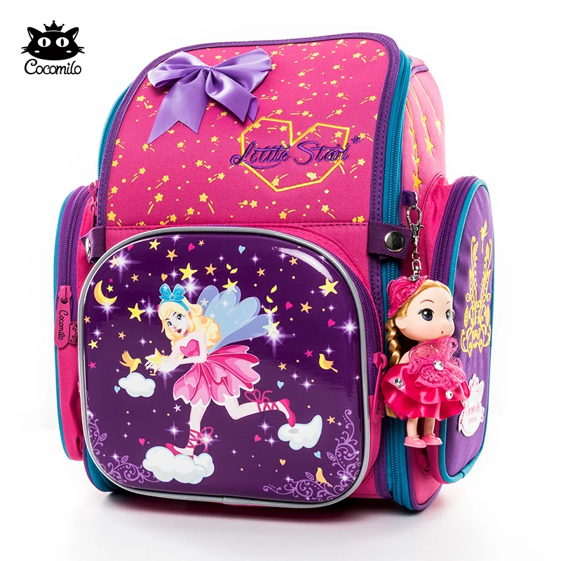 NEW Childrens Cute Backpacks Kids Cartoon School Bags Backpack For Boys Girls 3D Orthopedic Schoolbag Satchel Mochila Infantil 7-111 schoolbag