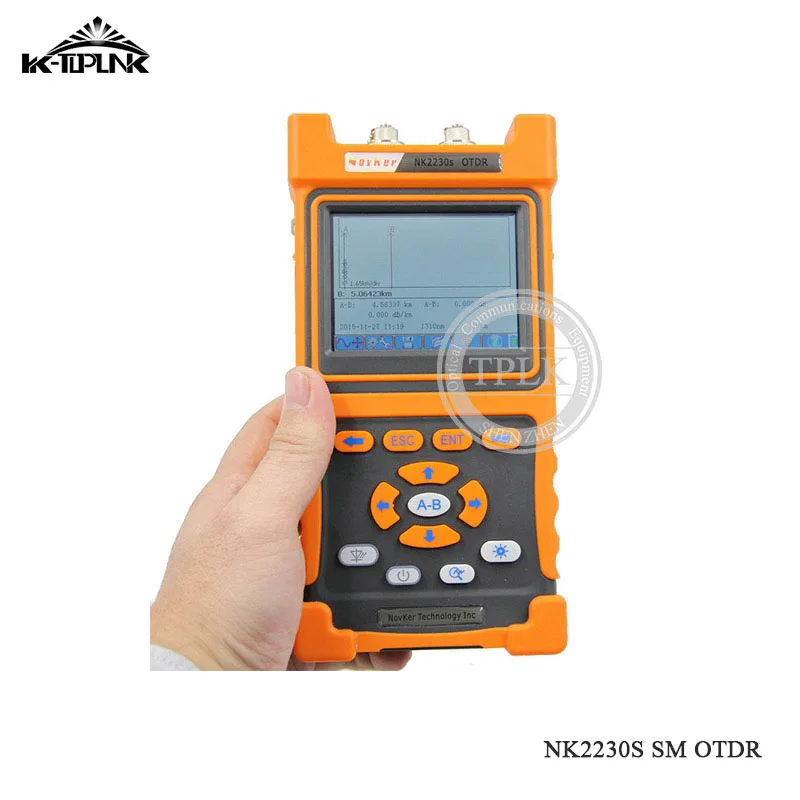 

NK2230S OTDR,80KM Portable Optical Fiber Single Mode 30dB NO VKER NK2230S Hand-held Optical Time Domain Reflectometer