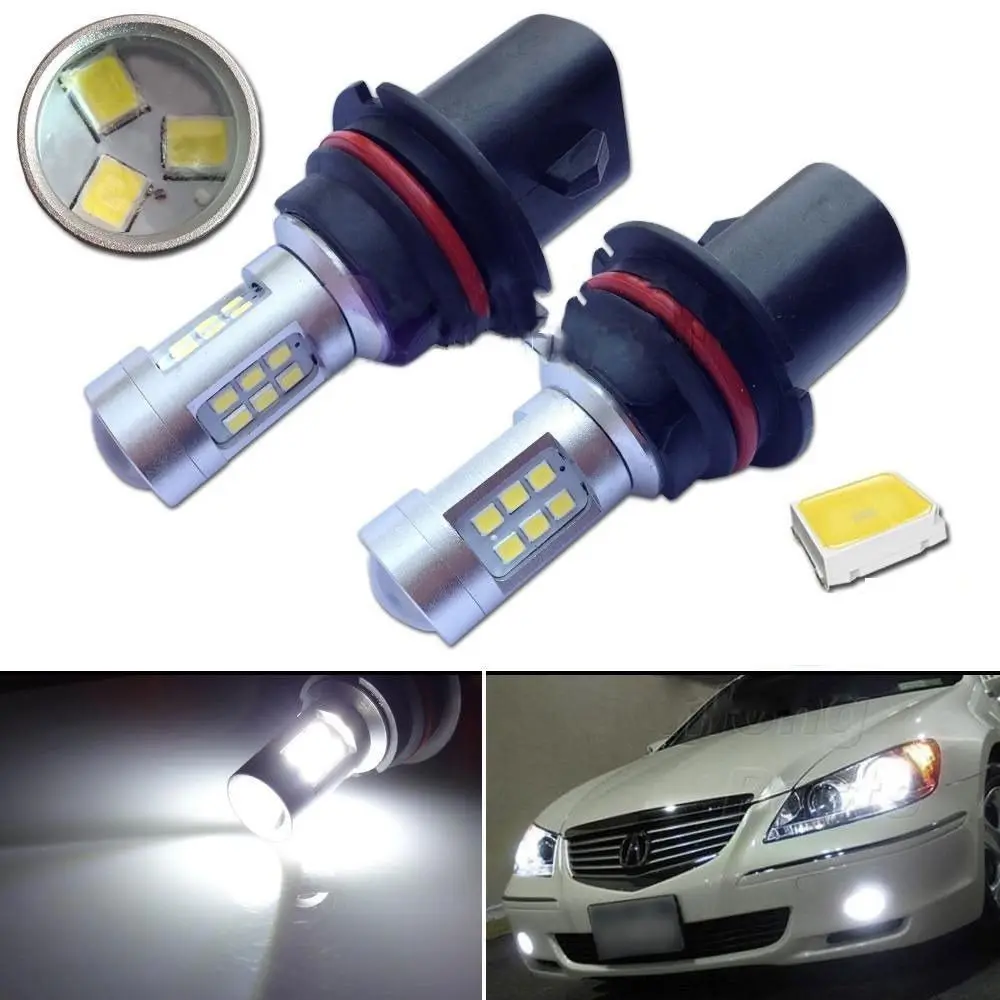 9004 21W 12V Car LED light White 6500K lens Anti Vibration Waterproof