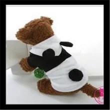 Fashion Pet Cat Dog Villus Clothes For Warm And Winter & Sweet Heart Panda Pet Vest Clothing pet clothes winter Free shipping