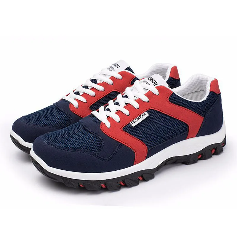 

Men Casual Shoes Lightweight Plus Size Breathable Lace-up Casual Shoes Men Non-slip Men Footwear Chaussure Homme