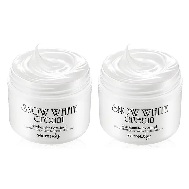 

SECRET KEY Snow White Cream 50g Face Skin Whitening Cream Moisturizing Anti-Aging Facial Cream Korea Cosmetics 2pcs