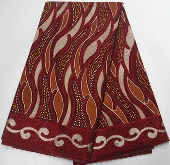 

5yards swiss dry cotton lace swiss voile lace in switzerland african lace fabric 2019 high quality nigerian lace fabrics PS-Q112