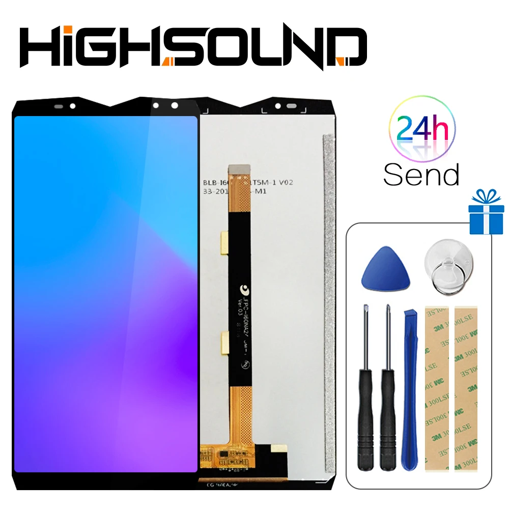 

For Ulefone Power 5 LCD Display and Touch Screen Digitizer Assembly Replacement +Tool For Ulefone Power 5S + Free Tools
