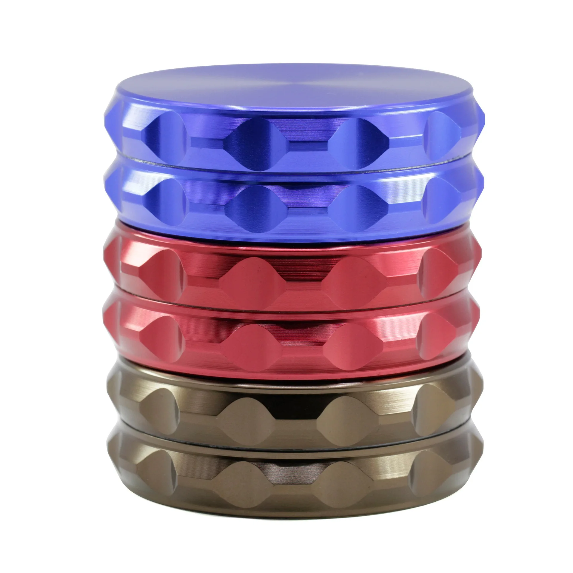 

New Smoke Grinding Machine 2-Layer 63MM Aluminum Alloy Grinders Spice Mill Metal Tobacco Herb Muller Hookah Narguile Shisha Pipe