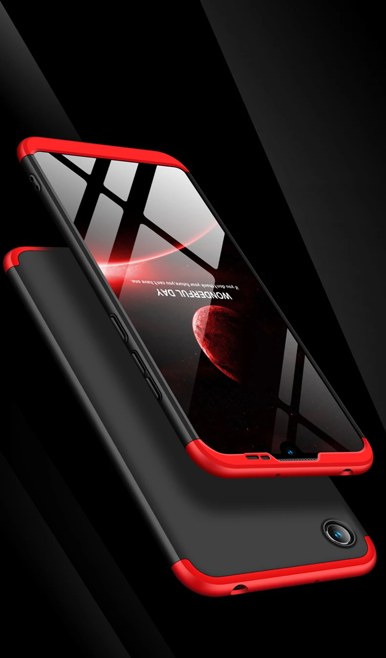 3 in 1 Case for Huawei Y6 Pro 2019 Cover Matte 360 Full Protection Slim Cover For Huawei Honor 8A Case Coque (2)