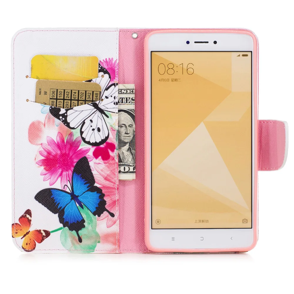 JFWEN For Coque Xiaomi Redmi 4X Case Wallet Flip Leather Phone Cases For Xiaomi Redmi 5 Plus Note 4 5 5A 4X Pro Case Cover Funda