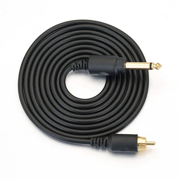 

1pcs Tattoo machine hook line RCA hook line tattoo hook line silicone non-slip length 2M power foot tattoo equipment Shipping
