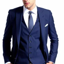 Лидер продаж, индивидуальный заказ, жених, bule, заостренный лацкан, bestman, вечерние костюмы для выпускного вечера, костюм смокинг, Свадебный для шафера, Мужские костюмы(куртка+ брюки+ жилет+ галстук