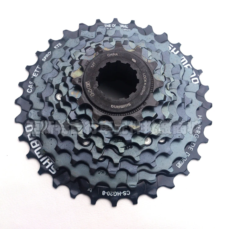 SHIMANO CS-HG20-8 الدراجة الجبلية MTB دراجة 8 S كاسيت Freewheel 8 سرعات حذافة 11-32 T الأسنان Crankset دراجة أجزاء 8 s/24 s