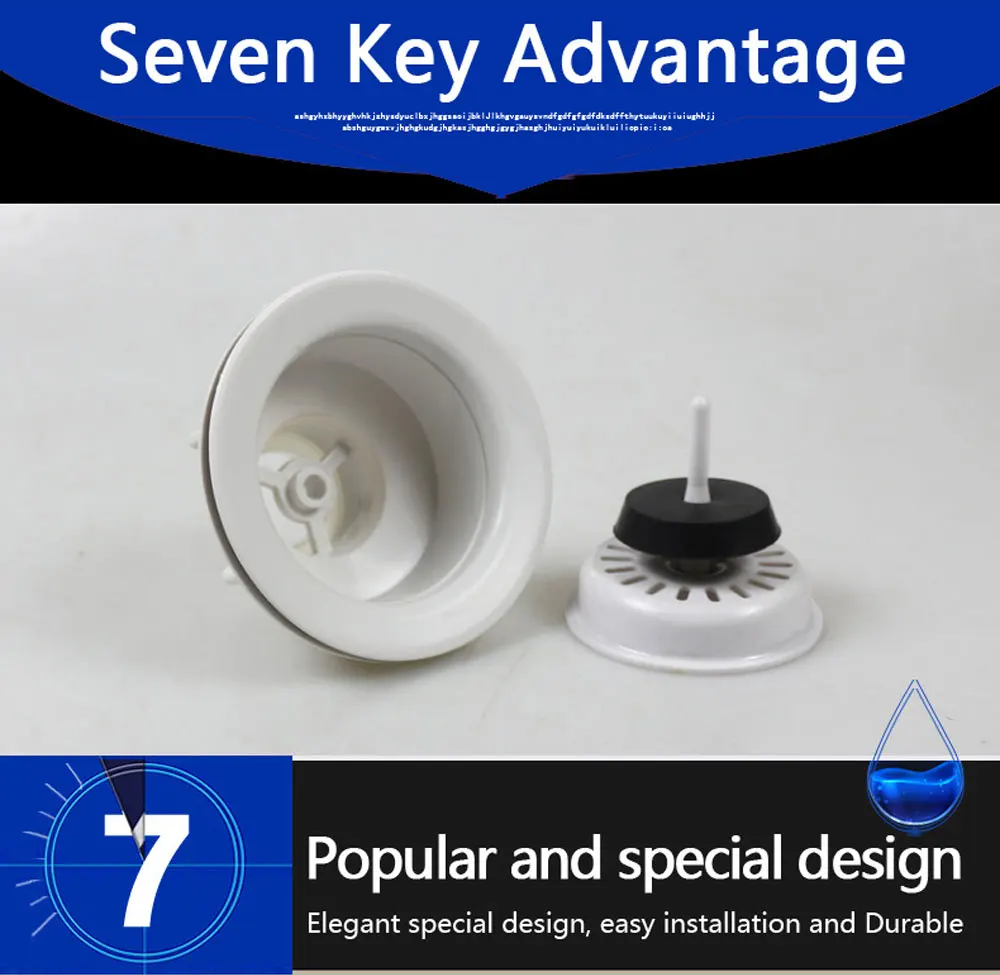 Lixo, Cozinha e Banheiro Filtro De Resíduos, Rolha De Lixo