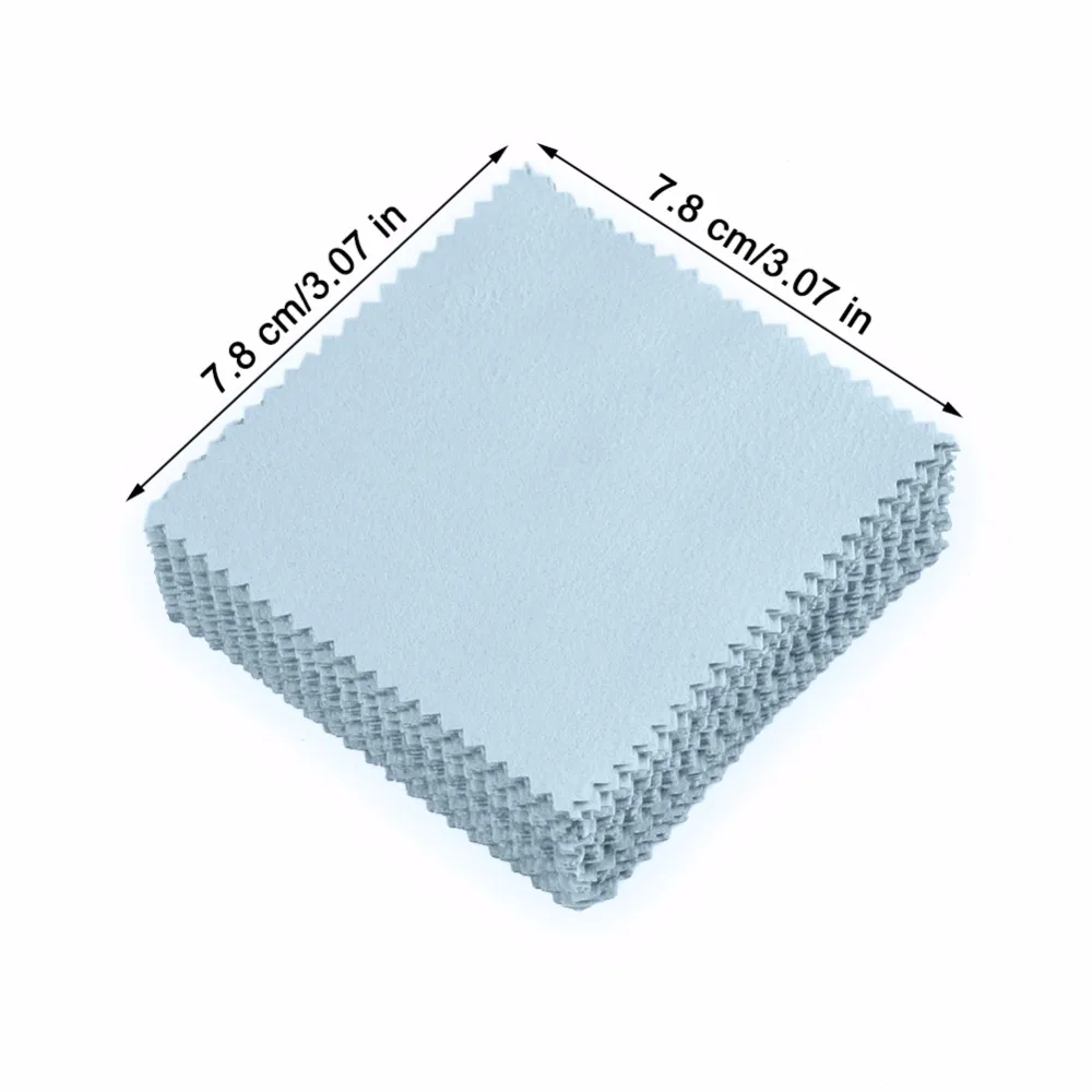 50 пачек серебра для полировки, очистки, ткань для полировки с посылка, Ткань для протирки, Ткань для протирки серебряных ювелирных изделий, замша Maintenanc#236383