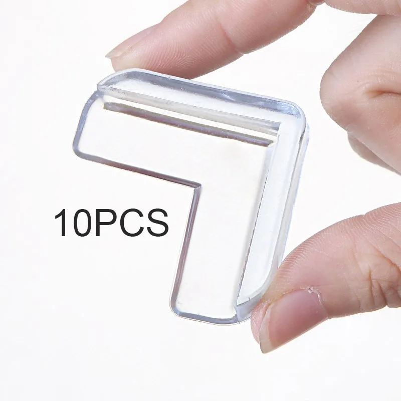 10pcs Child Baby Infant Safe Safety Silicone Corner protectors Table Corner Edge & Corner Guards Edge Corners Guards Cover  (8)