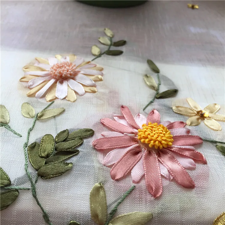 Cinta elegante camino de mesa de bordado tejido floral, mantel de té, mantel de mesa de funda de mesa para Decoración|Caminos de mesa| - AliExpress