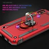 Luxury Armor Soft Shockproof Case For Samsung Galaxy A10 2019 SM-A105F/DS A105FN A105 Silicone Bumper Hard Cover Metal Ring Case 5