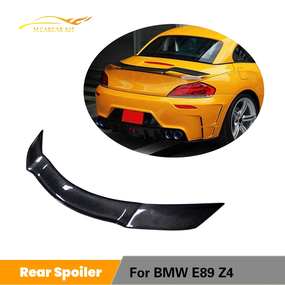 Для BMW Z4 E89 20i 23i 28i 30i 35i M купе родстер КАБРИОЛЕТ 2 двери 2009-2013 задний багажник спойлер крыло багажника губ углеродного волокна