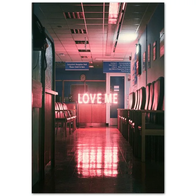 

The 1975 Love Me Custom Rock Music Band Cover Star SILK POSTER Wall painting 24x36inch