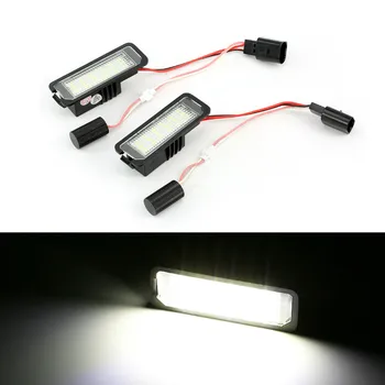 

2x Led Number License Plate Light Auto Light For Volkswagen VW MK5 GTI MK6 Golf 4 5 Glof 6 Golf 7 White Kit Canbus Error Free