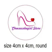 17 USD за 100 наклеек, размер 40 мм, Круглый, см. картинку, пожалуйста