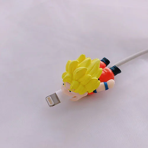 Кабель аксессуар для iphone 5 6 7 8 x USB кабель защиты кабель животное кукла кусается мультфильм USB зарядное устройство протектор сердцевины кабеля