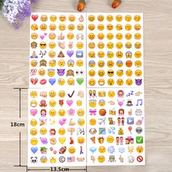 4 листов/lot малыш Emoji смайлик Стикеры классический смайлик Стикеры s детские Дневник украшения на день рождения Notbook игрушка в подарок для