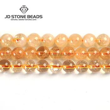

A 3A 5A Nature Citrine Beads Handmade DIY Bracelet Necklace Pendant Ornaments Personalized Accessory For Jewelry Making