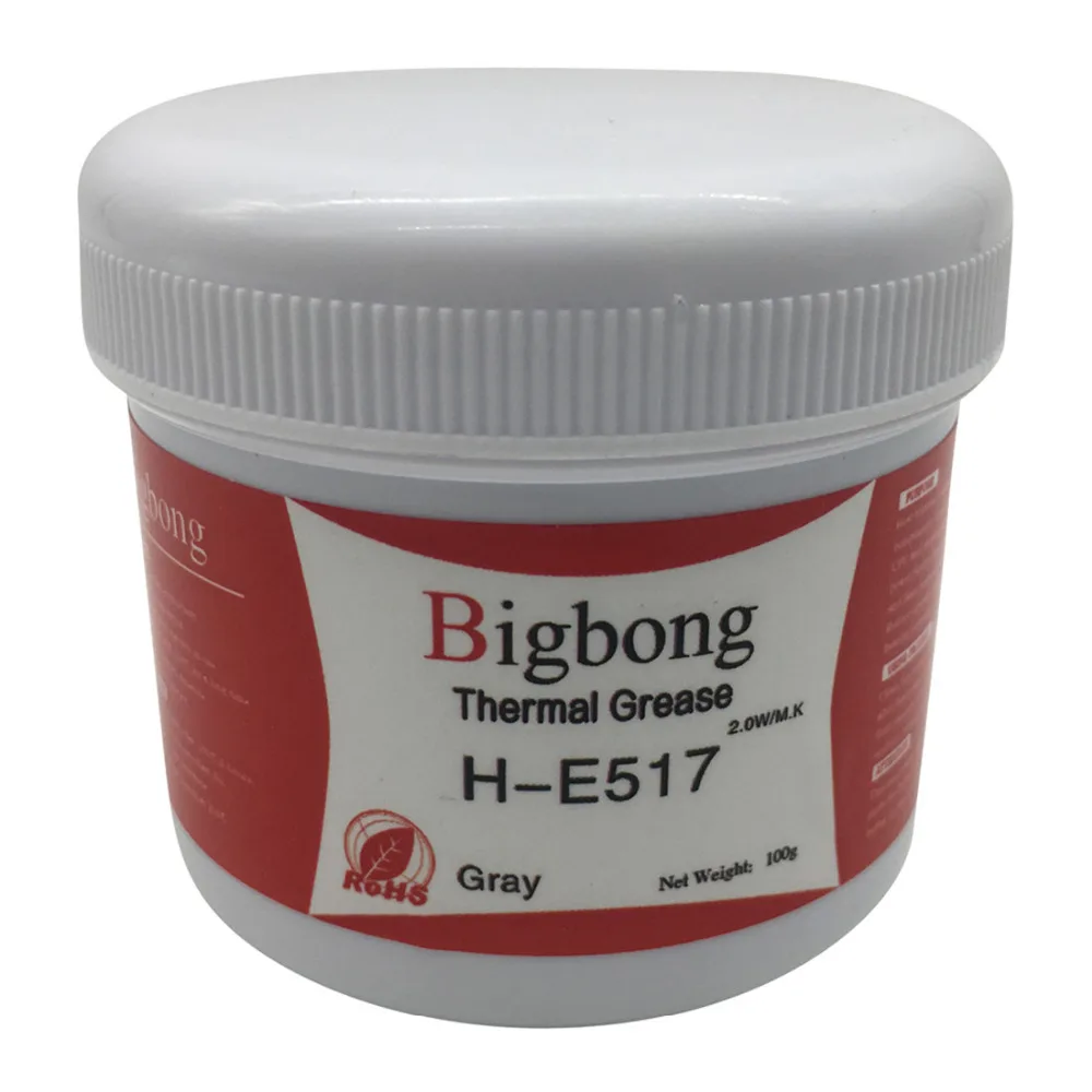

100g Gray Thermal Conductive Grease Paste Silicone Heatsink Compound Silicone Grease Adhensive High Performance for CPU LED
