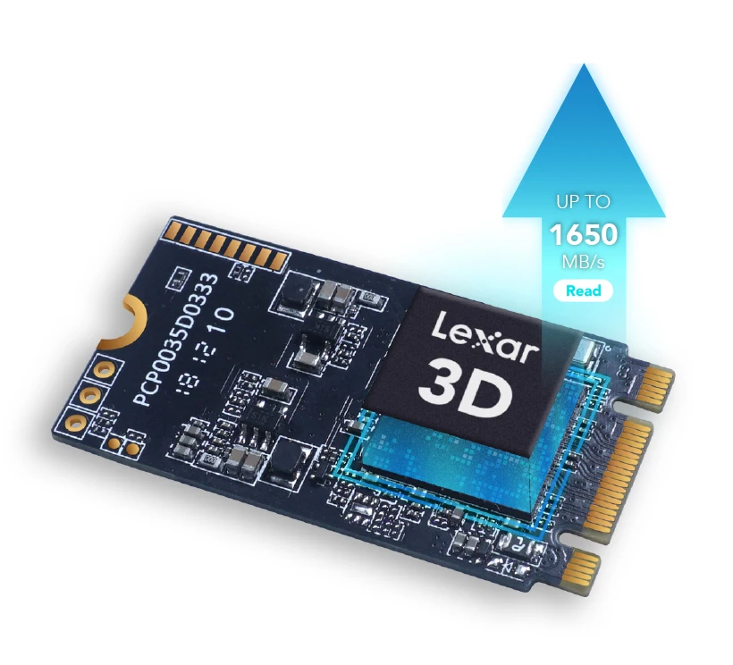 Lexar LNM520 3D NAND SSD 128 ГБ 2560 ГБ 512 ГБ M.2 2242 NVMe PCIe Gen3x2 Внутренний твердотельный диск Жесткий диск для ноутбука