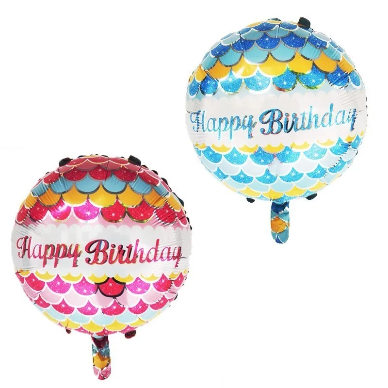 

1pc 18inch Gender Reveal Round Foil Balloons Babyshower Birthday Party Decorations Kids 1st Boy And Girl Gift Supplies