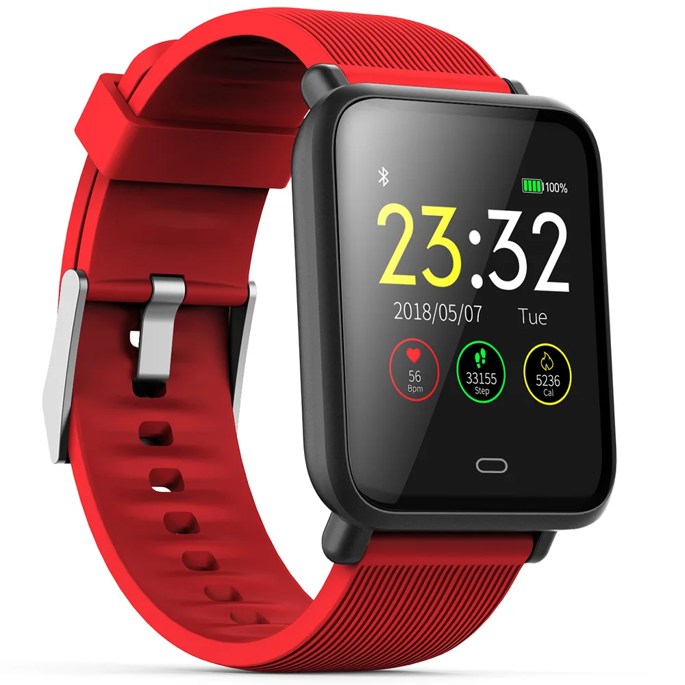 Q9 Colorful Screen Waterproof Sports Smart Watch for Android / iOS with Heart Rate Monitor Blood Pressure Functions Q9 Colorful Screen Waterproof Sports Smart Watch for Android / iOS with Heart Rate Monitor Blood Pressure Functions