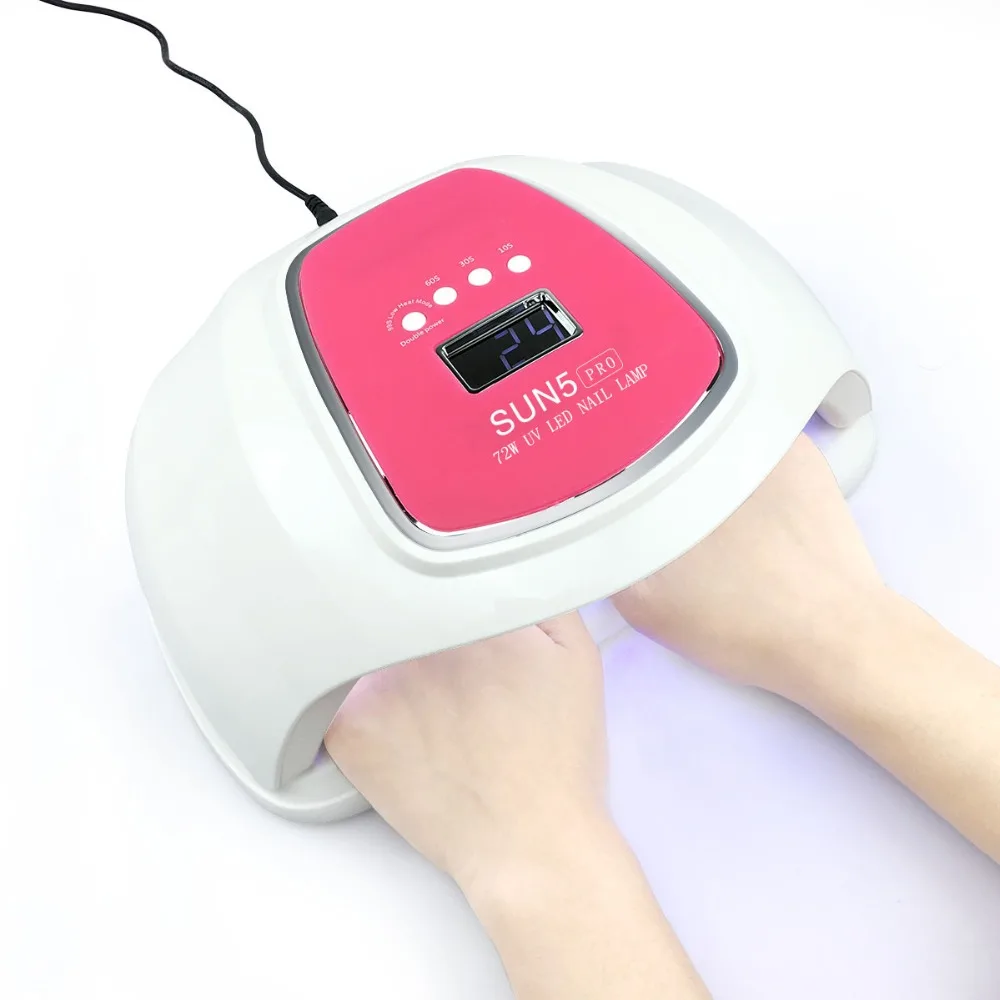 

Pro 72/48W UV LED Lamp For Nails SUN X LED Light Dryer Lamp for Curing Gel Polish LED Gel Varnish Manicure Art Tools LCD Display