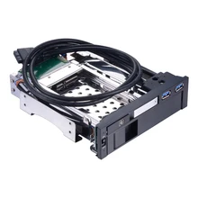 Optical bay 2.5+3.5 dual sata hard drive caddy tray to 5.25in internal hdd enclosure for 2.5 hard drive solid-state disk case