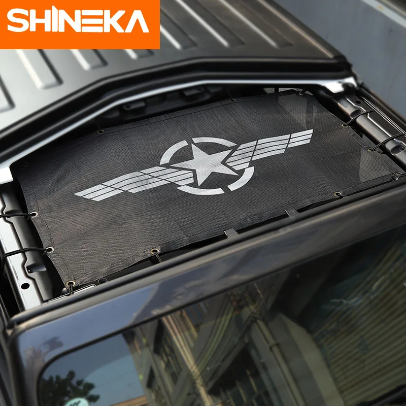 Автомобильный чехол SHINEKA для jeep wrangler jl 2018 + аксессуары крыши защита от УФ лучей