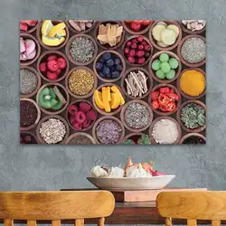 Современный домашний декор, Картина на холсте, 1 шт., фруктовые закуски, принт, плакат для еды, гостиная, кухня, украшение, Северная Настенная