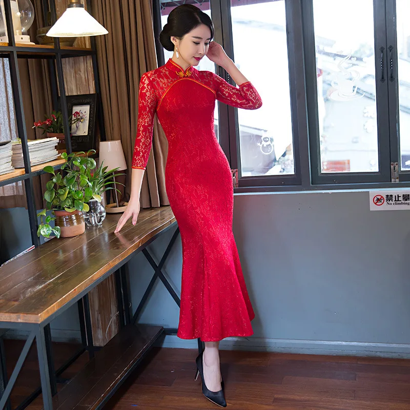 red traditional dresses