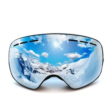 Детские лыжные очки для мальчиков и девочек, очки с защитой от запотевания, зимние очки для сноуборда, лыжные очки, детские лыжные очки