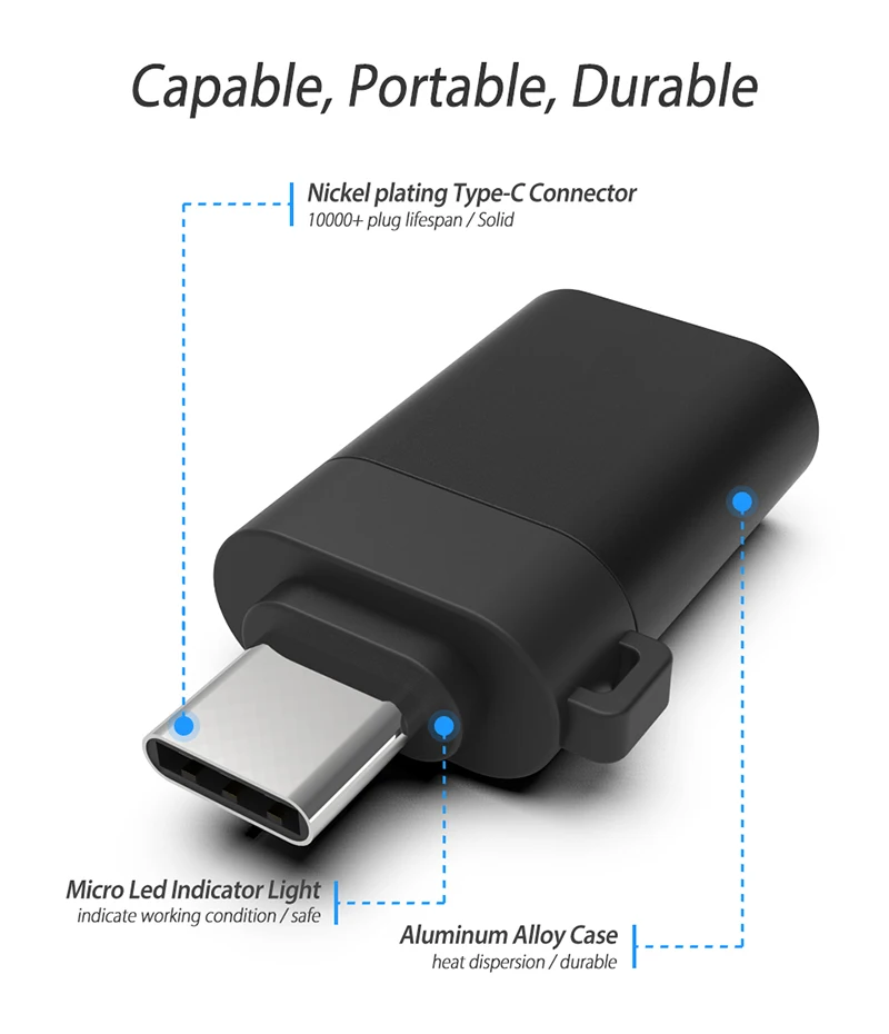 Thbelieve USB A к USB C адаптер Keboard/мышь/компьютерный конвертер Тип C к USB 3,0 адаптеры USBC OTG адаптер USB типо C