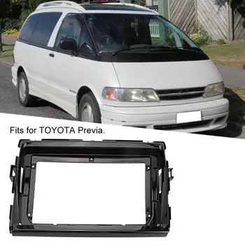 

Car Accessory Car Radio Fascia Panel Adapter Frame Fit for TOYOTA Previa Black 9 Car Radio Fascia Panel Adapter Trim