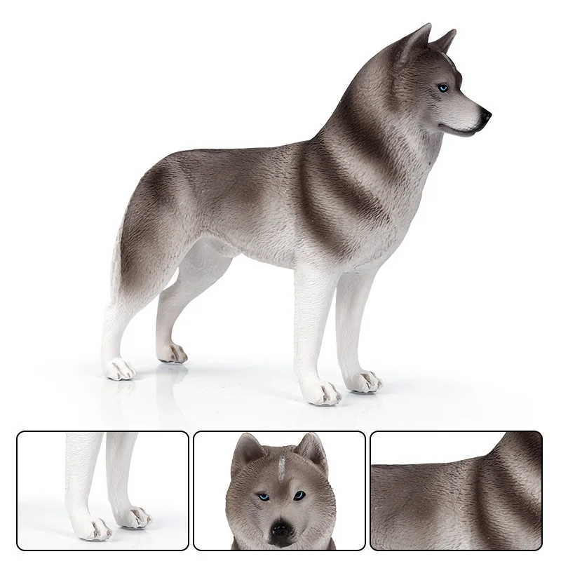 Mini Scale animal jouets mignon Corgi resin figure 3 Couleur Modèle présent Ornement