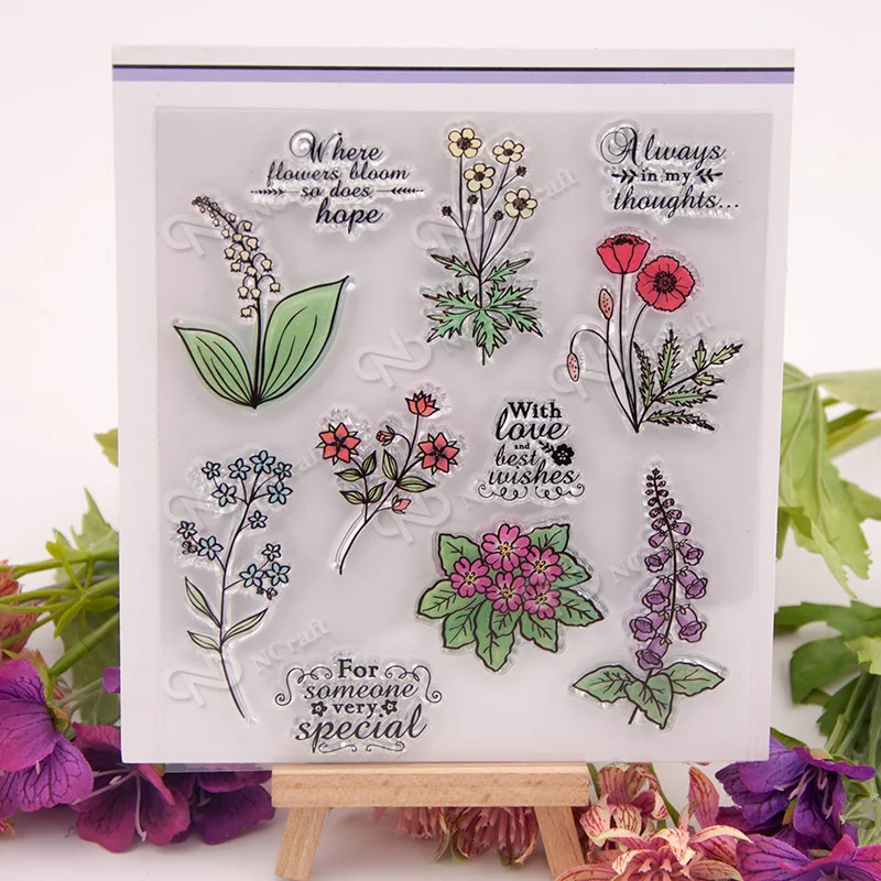 

NCraft Clear Stamps N1357 Scrapbook Paper Craft Clear stamp scrapbooking