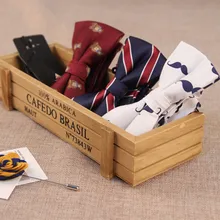 Личность модный принт Борода/собака/медведь/Значки/Перья лук Галстуки, мужские/Обувь для девочек/Обувь для мальчиков галстук-бабочка, бабочка Галстуки