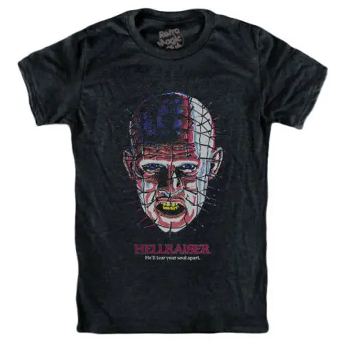 

HELLRAISER T-shirt Clive Barker 1987 horror movie VHS