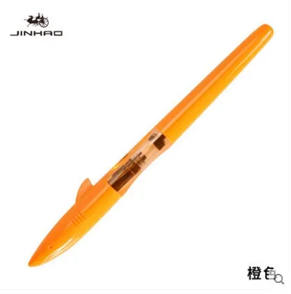 JINHAO SHAKR серия пластиковая перьевая ручка 0,5/0,38 мм Chil студенческая практика каллиграфии ручки школьные принадлежности 12 цветов на выбор - Цвет: 5