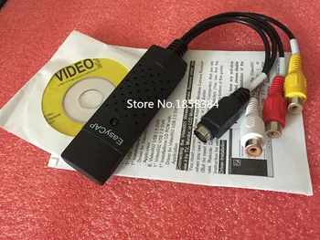 

Free shipping USB 2.0 Easycap DC60-007 TV DVD VHS AV Analog signal Audio video Capture adapter card XP/vista/WIN7