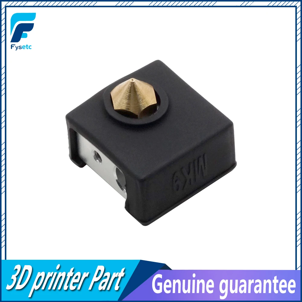 

1x Black MK9 Silicone Sock Cover Heater Block Silicone Insulation 20*20*10mm For Replicator Anet Prusa i3 Creality CR-10 Ender 3