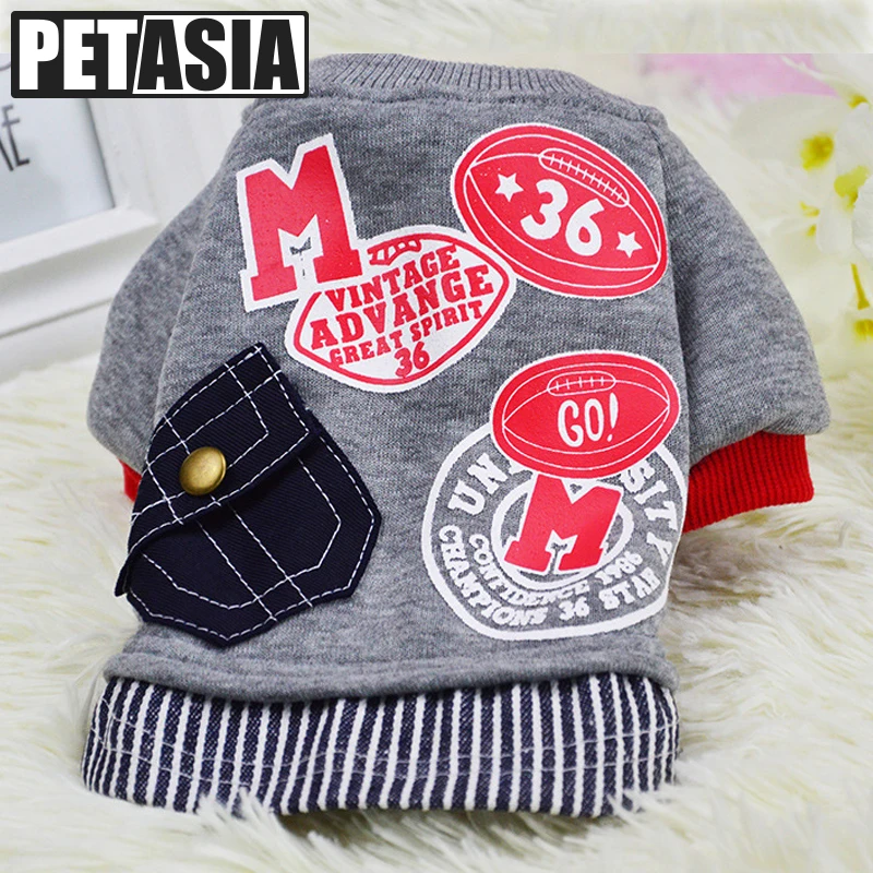 

PETASIA Dog Cat Knit Sweater Kitten Puppy Classic Fashion Sweatshirt Knitwear Pet Autumn Winter Coat Clothes Apparel 2 Colors