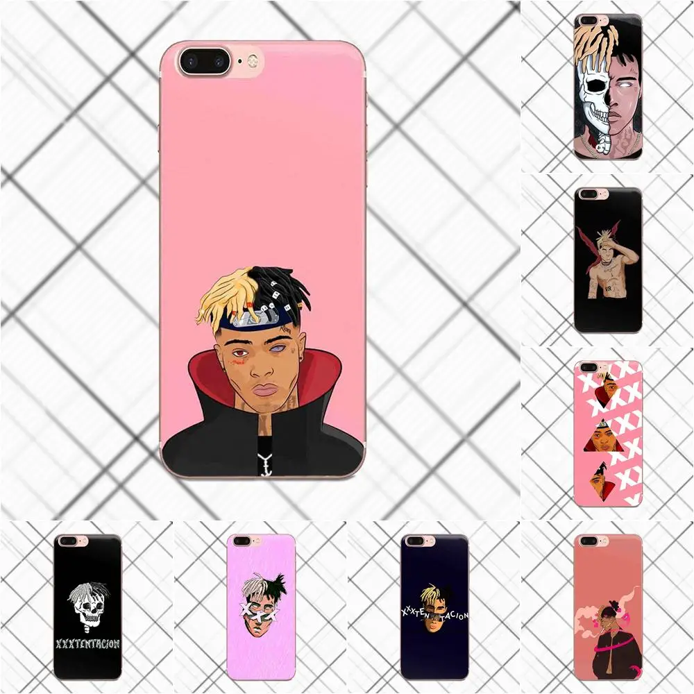 Tpwxnx Мягкие TPU Новое поступление 2017 года Xxxtentacion для Apple iPhone 4 4S 5 5C 5S SE 6 S 7 8 Plus